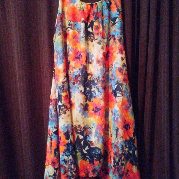 Dresses & Skirts - Women's floral tankdress